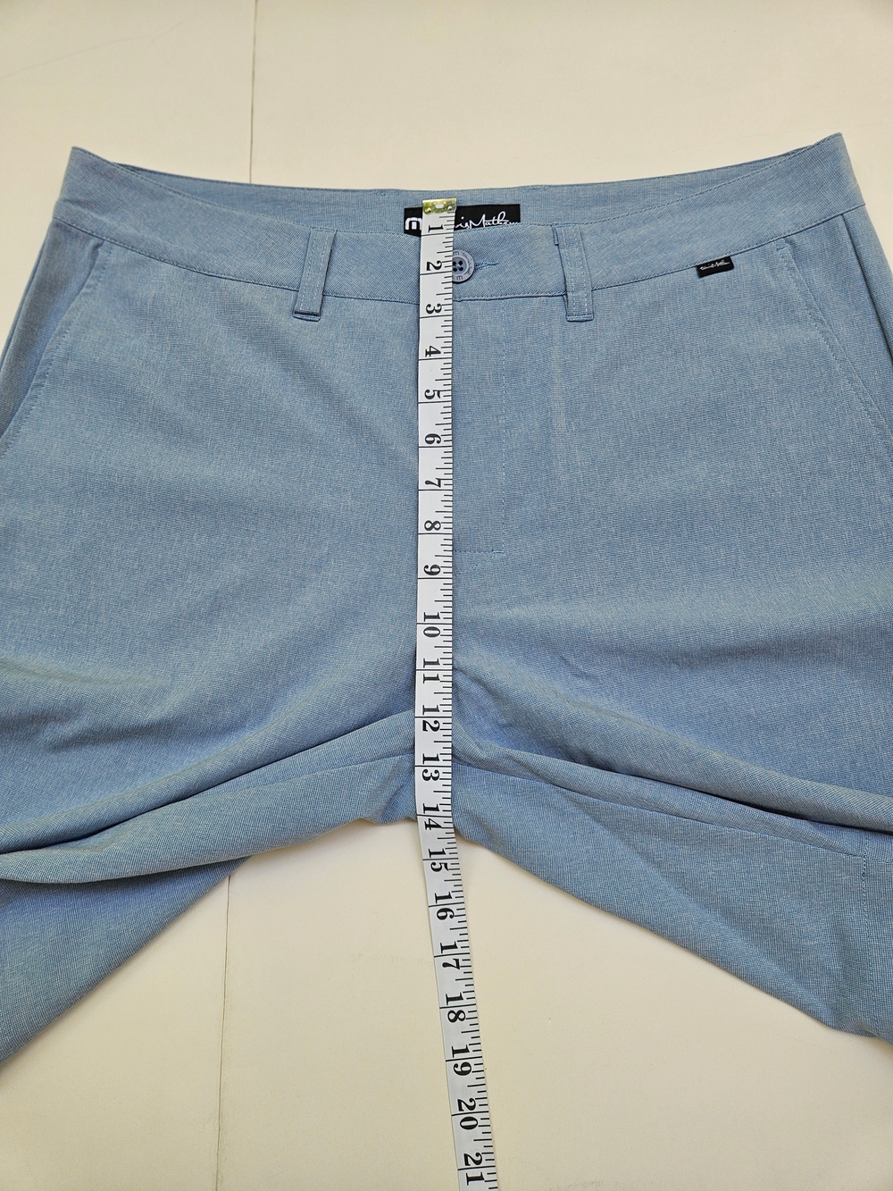 TravisMathew Men's Blue Performance Golf Shorts Size 35 Stretch Casual NWOT - Picture 9 of 14